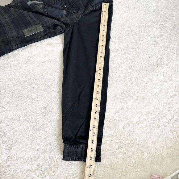 NWT Buffalo David Bitton Western Shirt Mens L Denim Black Gray Snap Button - Picture 11 of 11